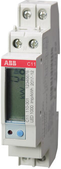 Abb Haf 1-fase KWH meter 40A puls/alarm C11-110-301