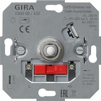 Gira draaidimmer 3-50W led 030000