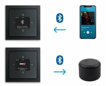 ABB Busch Jaeger 8217 U-101 DAB+ en bluetooth radio BTconnect