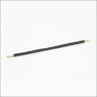 Aansluitdraad bruin 6mm2 lengte 25cm met adereindhuls