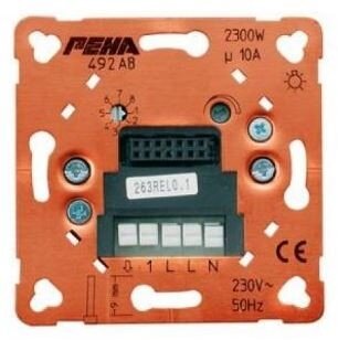 Peha tipdimmer met triac-uitgang fase-afsnijding 492 AB O.A.