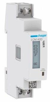 Hager kwh-meter ECN140D 1 fase 40A