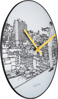 NeXtime NE-8191 Wandklok Trumpet City &Oslash; 40 Cm