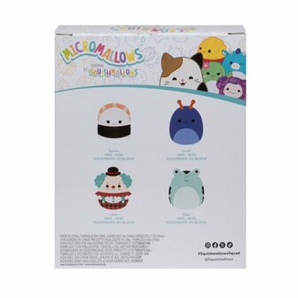 Squishmallows Micromallows 4 Stuks