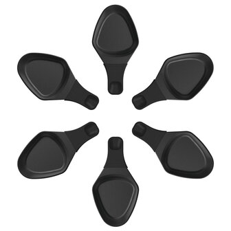Tefal RE12A4 Gourmetstel met 6 Pannentjes 31x13 cm 850W Zwart/Blauw