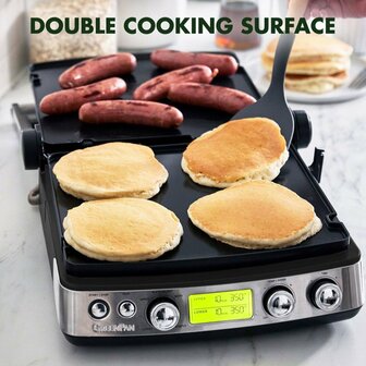 GreenPan Elite Contactgrill RVS/Zwart