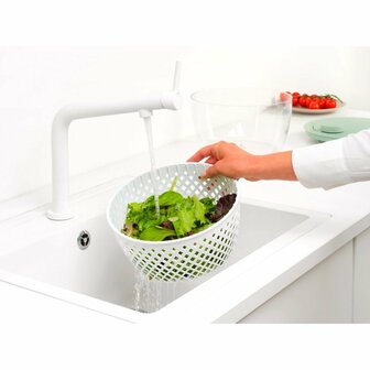 Brabantia Tasty+ Sla Centrifuge Jade Green/Wit