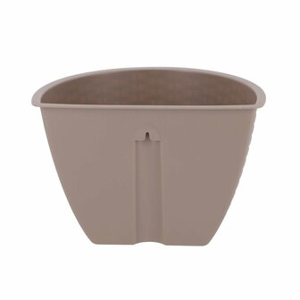 Bloembak Muur Dijon 26 cm Taupe