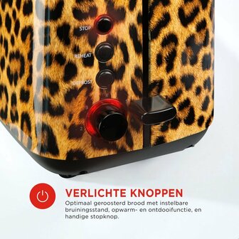 Bourgini Broodrooster Panter-Look