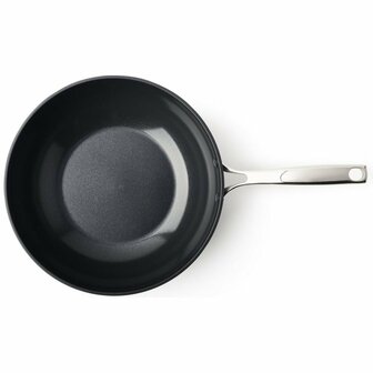 BK Superior Ceramic Wokpan 30 cm Zwart