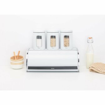 Brabantia Broodtrommel met Schuifdeksel Wit
