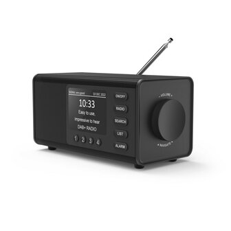 Hama Digital Radio DR1000 FM/DAB/DAB+ Zwart