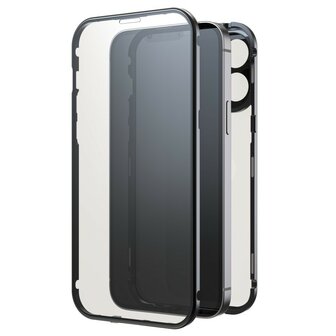 Black Rock 360 Glas Cover Voor Apple IPhone 15 Pro Max Zwart