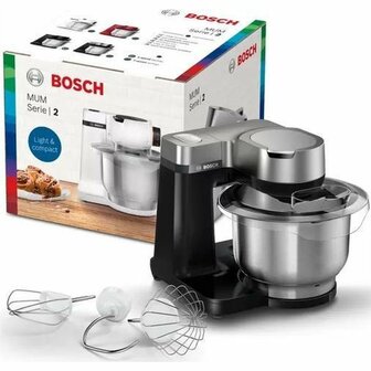 Bosch MUMS2VM00 Serie 2 Keukenmachine Zwart/Zilver