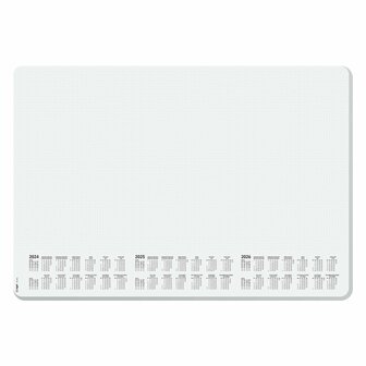 Sigel SI-HO301 Designonderlegger A2 Punt-Gelijnd + Kalender 2024/25/26 Wit 30 Vel