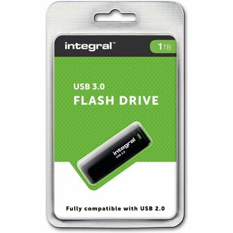 Integral Flash Drive USB 3.0 1TB Zwart