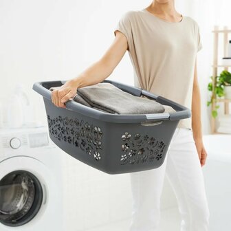 Rotho Flowers Wasmand 50L Antraciet