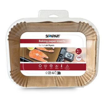 Scanpart Airfryerfilter 30x20 cm 100 Stuks