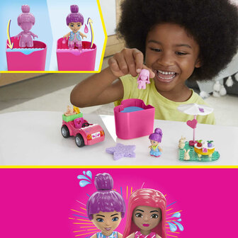 MEGA Barbie Color Reveal Cabrio Bouwspeelgoed