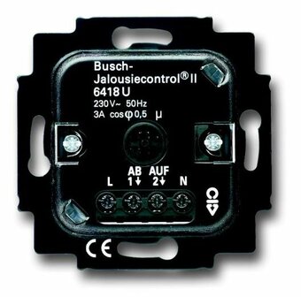 Busch jaeger 6418 U jaloezie basiselement voor timer bedienelement 6456-101