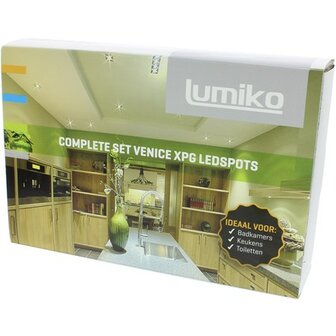 Klemko Luxor led-set 3x spot met driver en snoer 876850