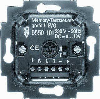 Busch Jaeger memory tastdimmer 6550U-101 0-10V EVSA  tast/tiptoets