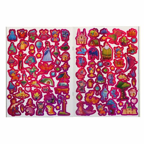 Stickerboek Super Schitterende Fantasiewereld