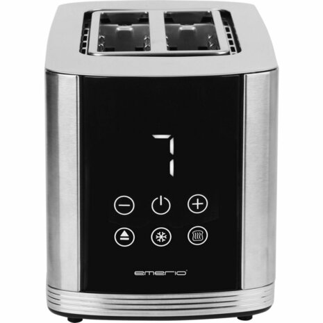 Emerio TO-128308 Broodrooster Zwart/RVS