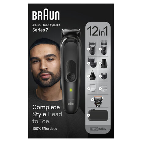 Braun MGK7460 Series 7 Baardtrimmer Zwart