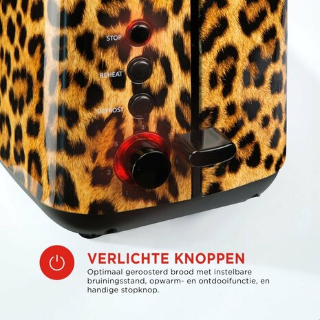 Bourgini Broodrooster Panter-Look