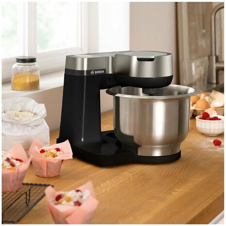 Bosch MUMS2VM00 Serie 2 Keukenmachine Zwart/Zilver