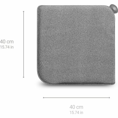Medisana OL600 Outdoor Warmte Kussen 40x40 cm Grijs