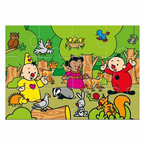 Bumba Puzzel Bosdieren 12 Stukjes