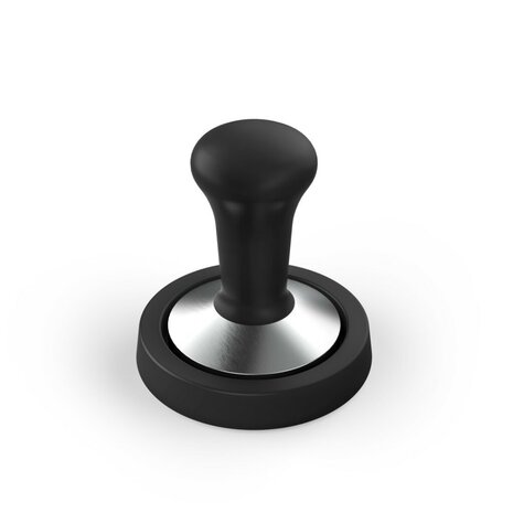 Xavax Tamper Set Tamper 58 mm RVS + Tampermat Slipvast Zwart