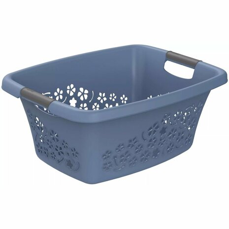 Rotho Flowers Wasmand 25L Horizon Blauw
