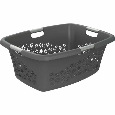 Rotho Flowers Wasmand 50L Antraciet