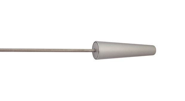 NeXtime NE-2610ZI Wandklok Dia. 58 Cm, Metaal, Zilver, 'Plug Inn'