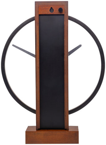NeXtime NE-5226BR Tafelklok Carl Table 34x27cm Hout Bruin