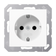 Jung A1520NWW Wandcontactdoos 1-voudig met RA alpinwit