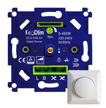 Led dimmer universeel 0-450W fase aan- en afsnijding (RLC) druk/draai Eco-dim.03 Led dimmer universeel 0-450W fase aan- en afsnijding (RLC) druk/draai Eco-dim.03