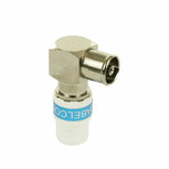 Cabelcon universele female coax connector voor tel110 tel100 C12/HD9+schroef Cabelcon universele female coax connector voor tel110 tel100 C12/HD9+schroef