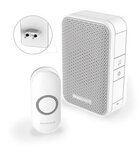 Honeywell DC311NP2 draadloze plug-in deurbel met drukknop 4 tonen 80db 150m Honeywell DC311NP2 draadloze plug-in deurbel met drukknop 4 tonen 80db 150m