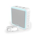 Honeywell DC915S draadloze draagbare deurbel wit met drukknop 8 tonen 90db 200m Honeywell DC915S draadloze draagbare deurbel wit met drukknop 8 tonen 90db 200m