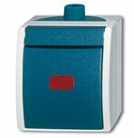 Busch Jaeger wipcontroleschakelaar wissel 2601/6 SKW-53-503 opbouw IP44 Ocean Busch Jaeger wipcontroleschakelaar wissel 2601/6 SKW-53-503 opbouw IP44 Ocean