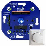 Led dimmer 230V inbouw 0-150W voor alle afdekramen (Fase Afsnijding) Led dimmer 230V inbouw 0-150W voor alle afdekramen (Fase Afsnijding)