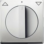 ABB Busch Jaeger 1740-866 jaloezie draaiknop centraalplaat Pure Stainless Steel ABB Busch Jaeger 1740-866 jaloezie draaiknop centraalplaat Pure Stainless Steel