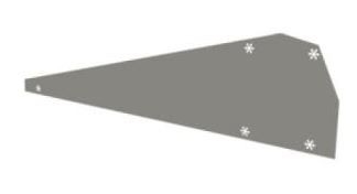 Flatfix Fusion winddeflector links 1007224
