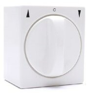 Jaloezieschakelaar 10A opbouw wit/wit