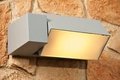 Philips Border wall lantern grijs 1x23W