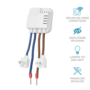 KlikAanKlikUit AWS-3500S mini inbouw schakelaar stopcontact